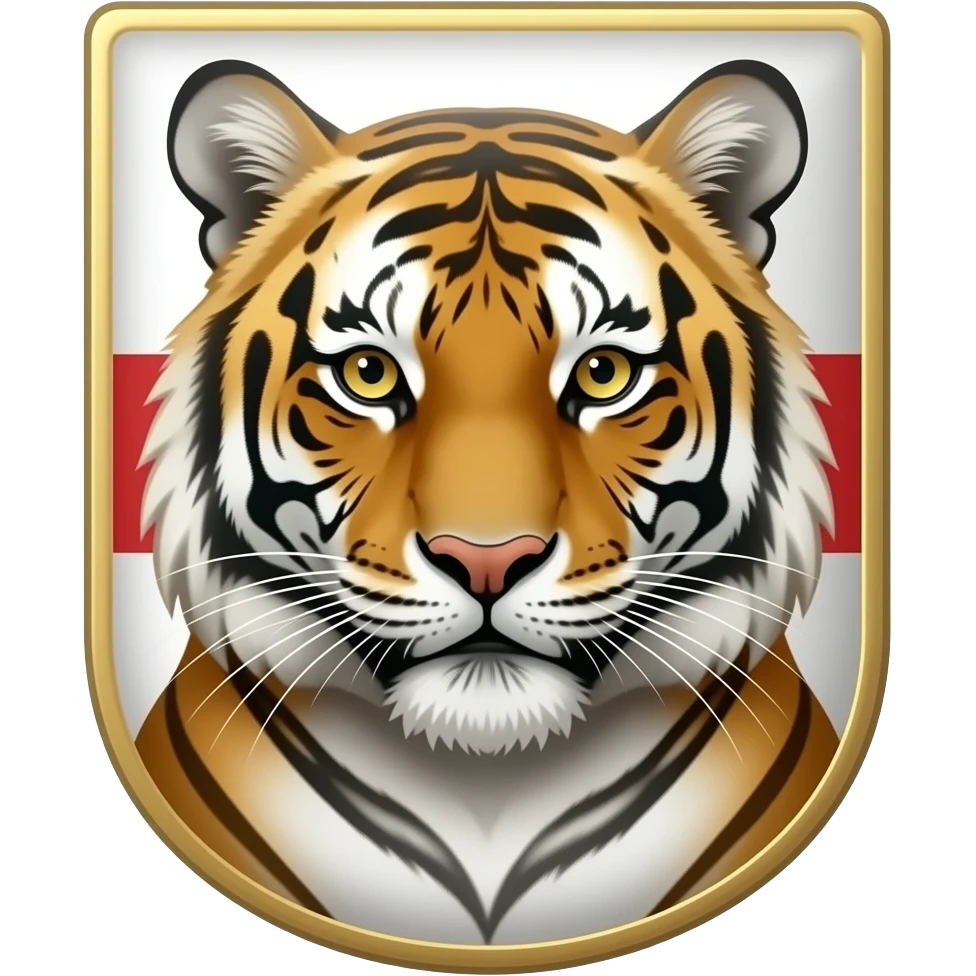 Criar brasão com nome bianco com tigre siberiano emoji