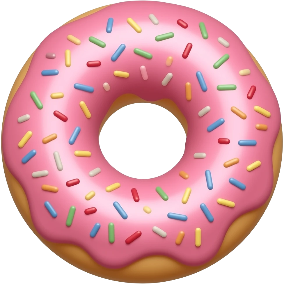 Glazed donut emoji