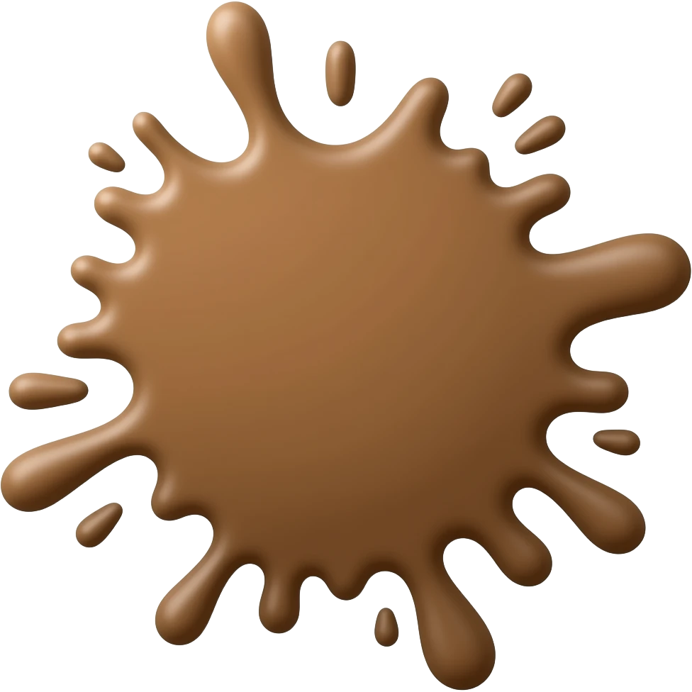 mud splatter emoji