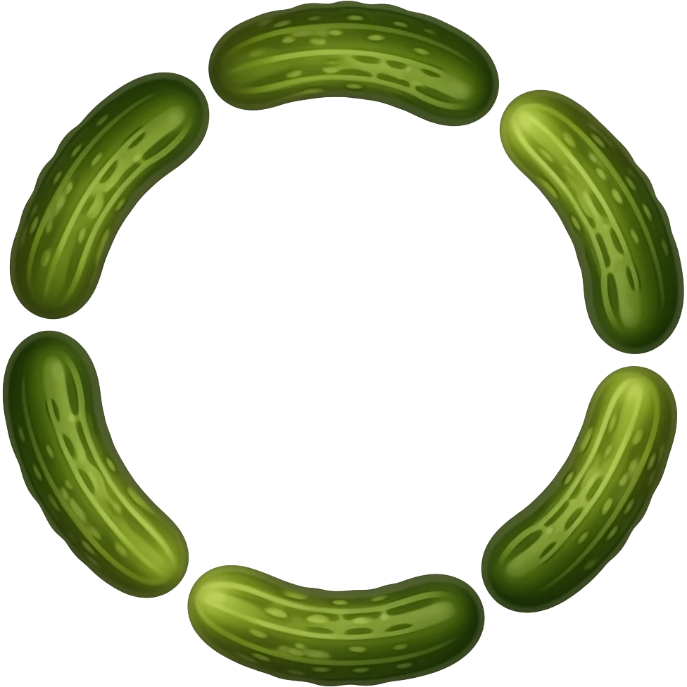 circle pickles emoji