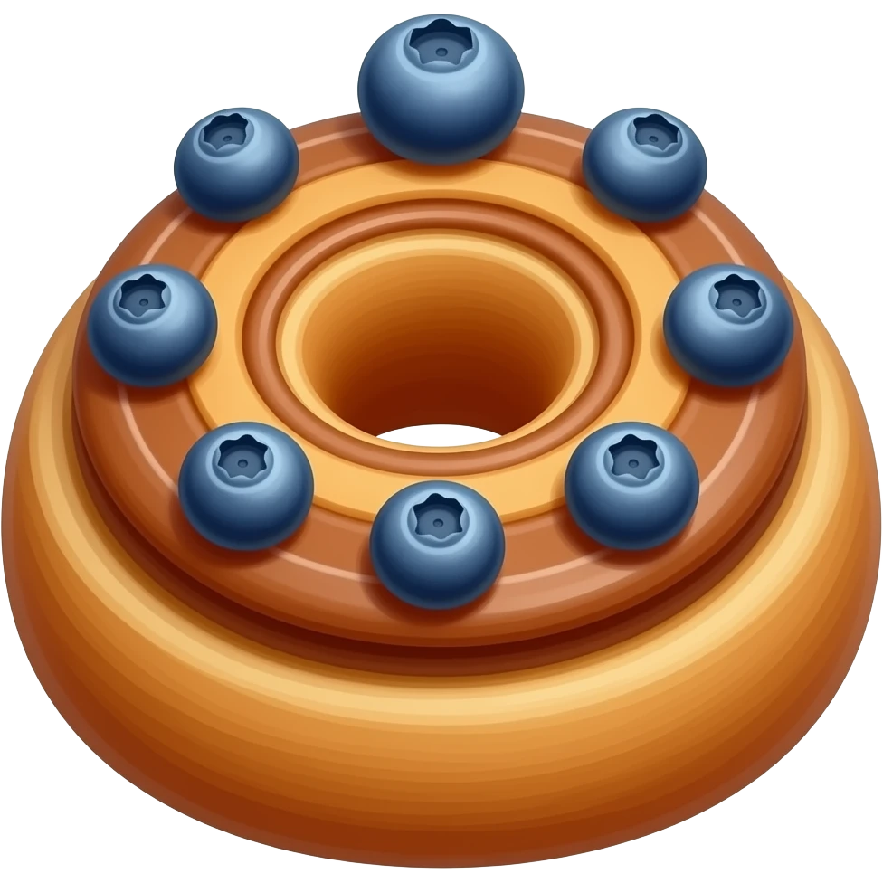 Синабон с черникой emoji