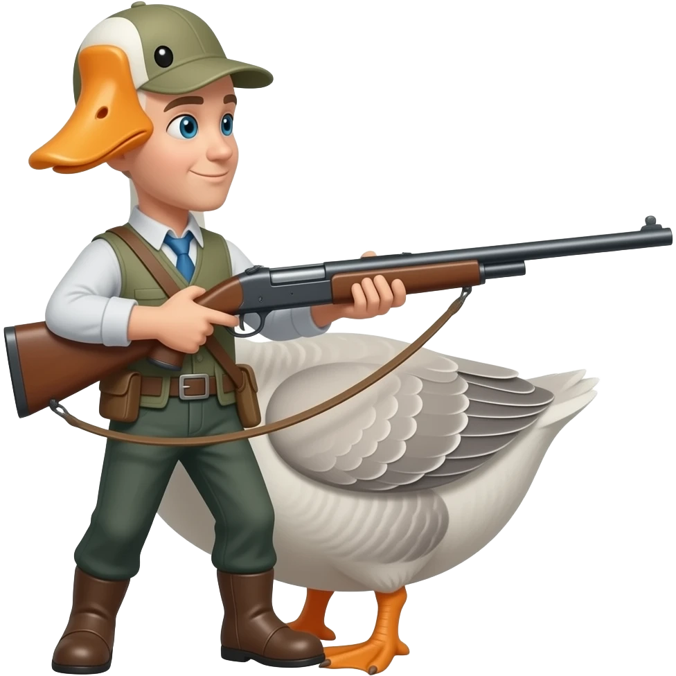 Goose hunting emoji