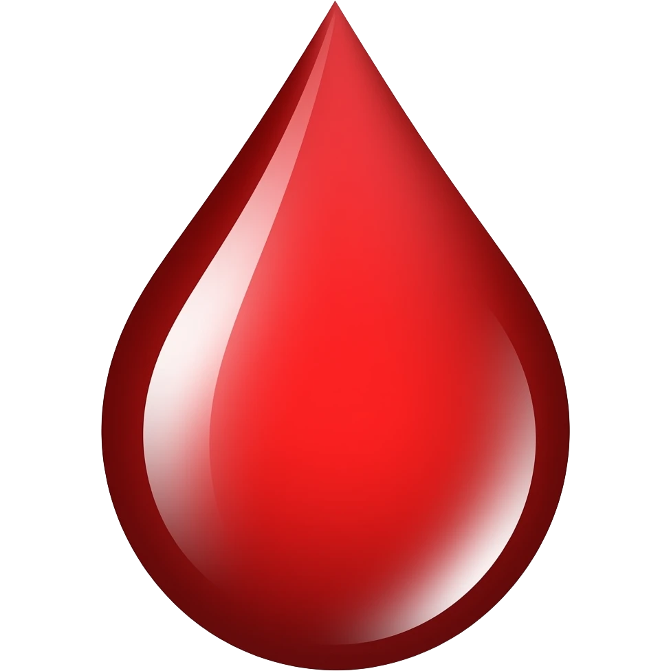 red drop emoji