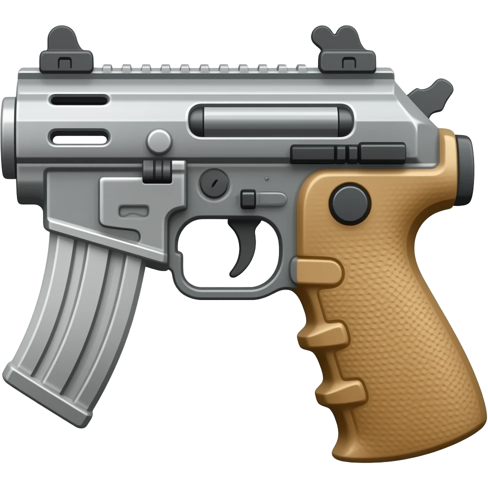 Submechine gun emoji