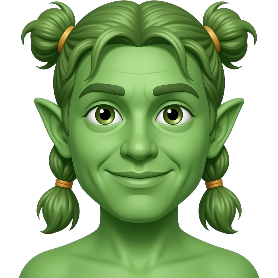 people with green skin emoji