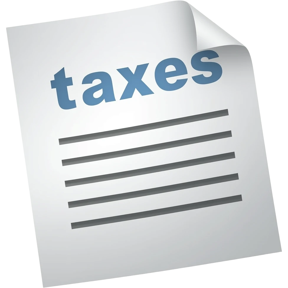 taxes white paper emoji | AI Emoji Generator