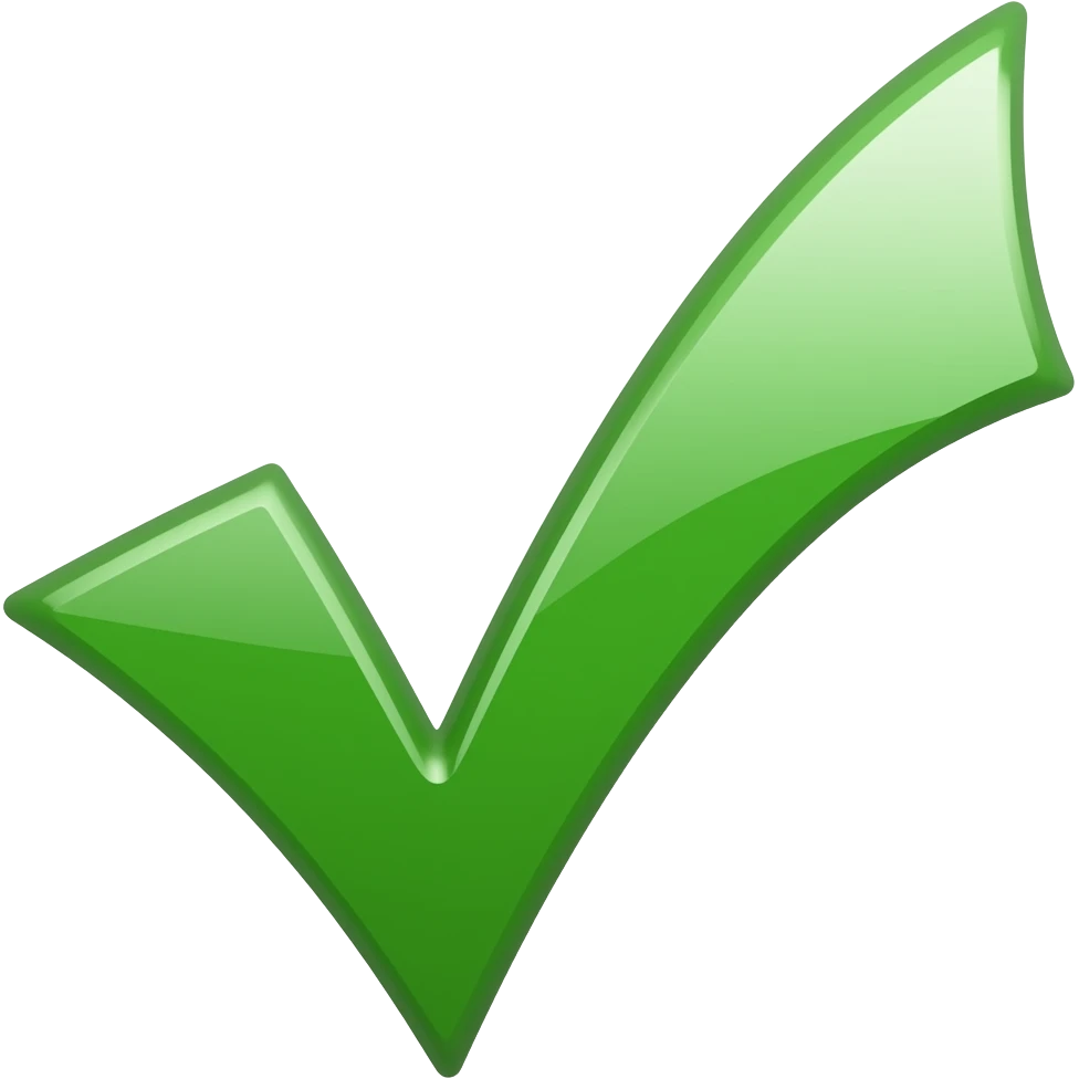check   verde emoji