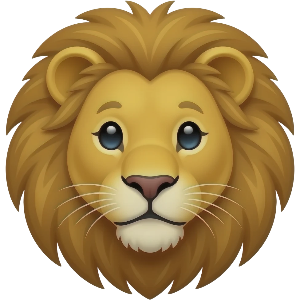 lion face emoji