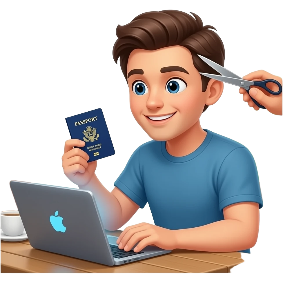 Wi-Fi hack cafe garden passport haircut destiny color emoji