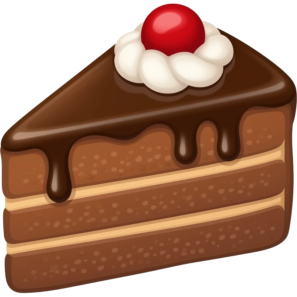 chocolate cake emoji