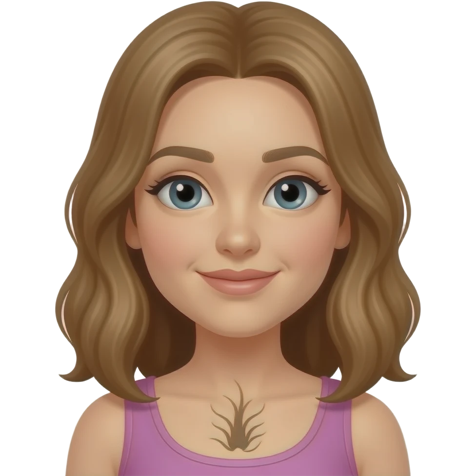 Big pussy hair on it emoji