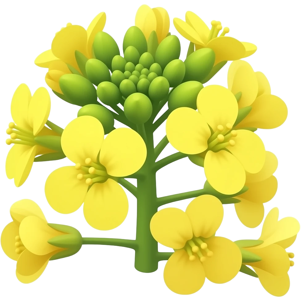 нарисуй common shepherds purse emoji