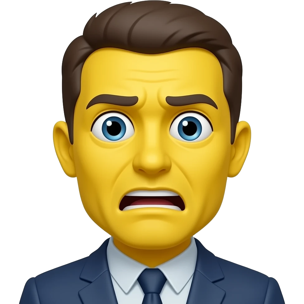 terror cara amarilla emoji