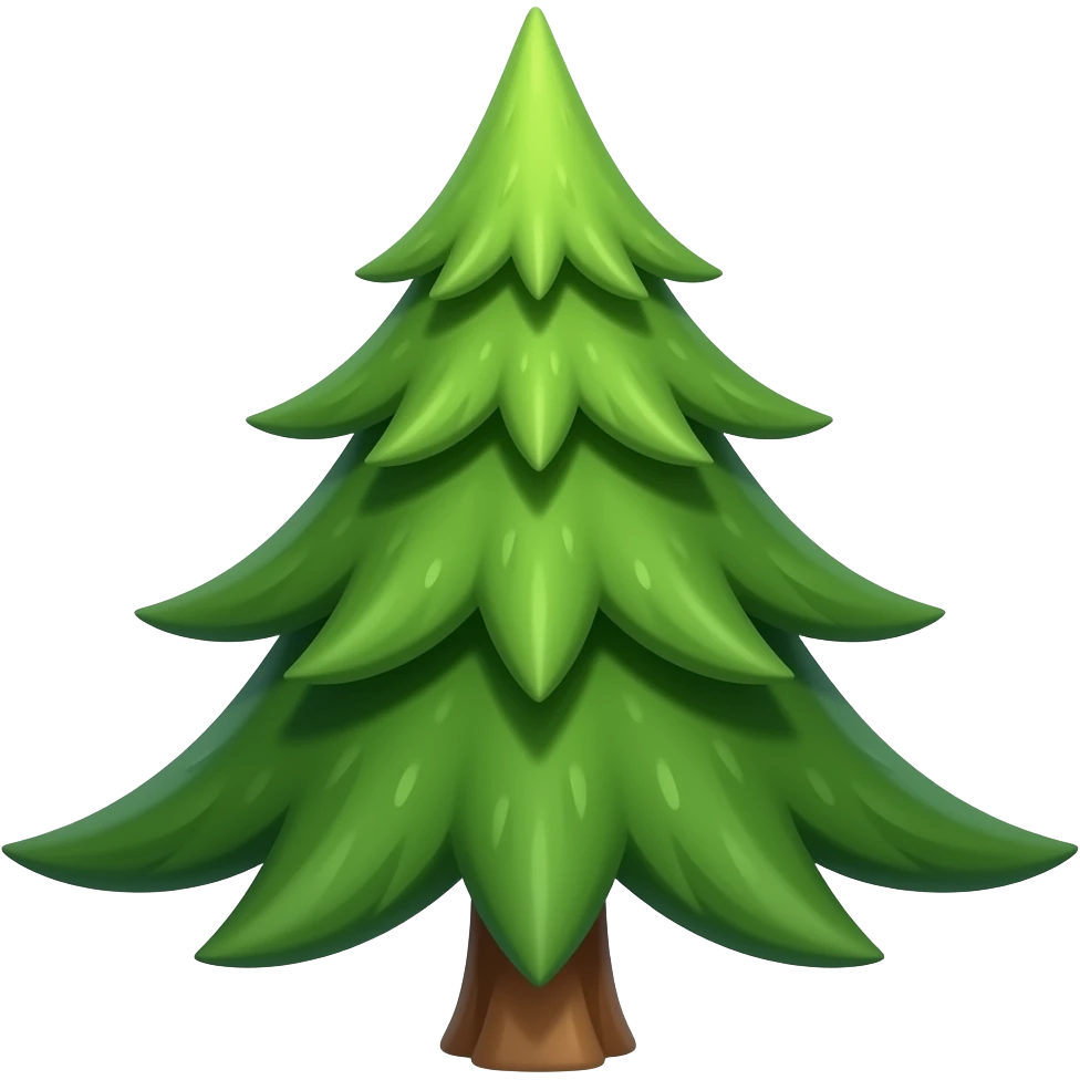 Pine tree emoji