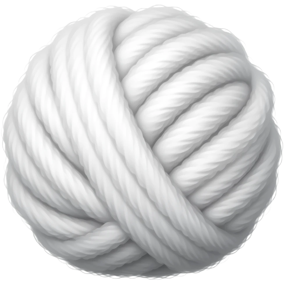 white wool emoji