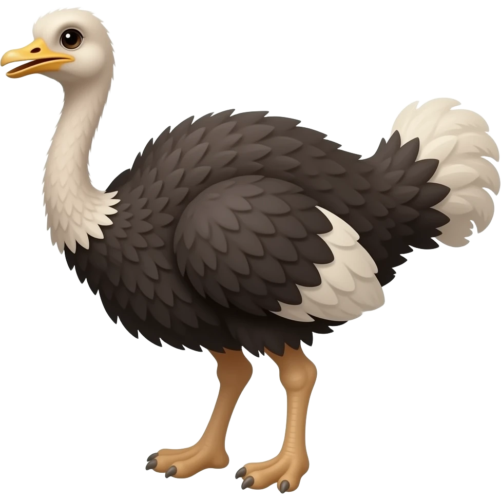 ostrich emoji