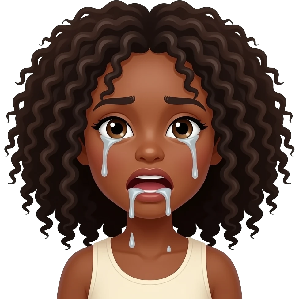 👩🏽‍🦱🥴 emoji