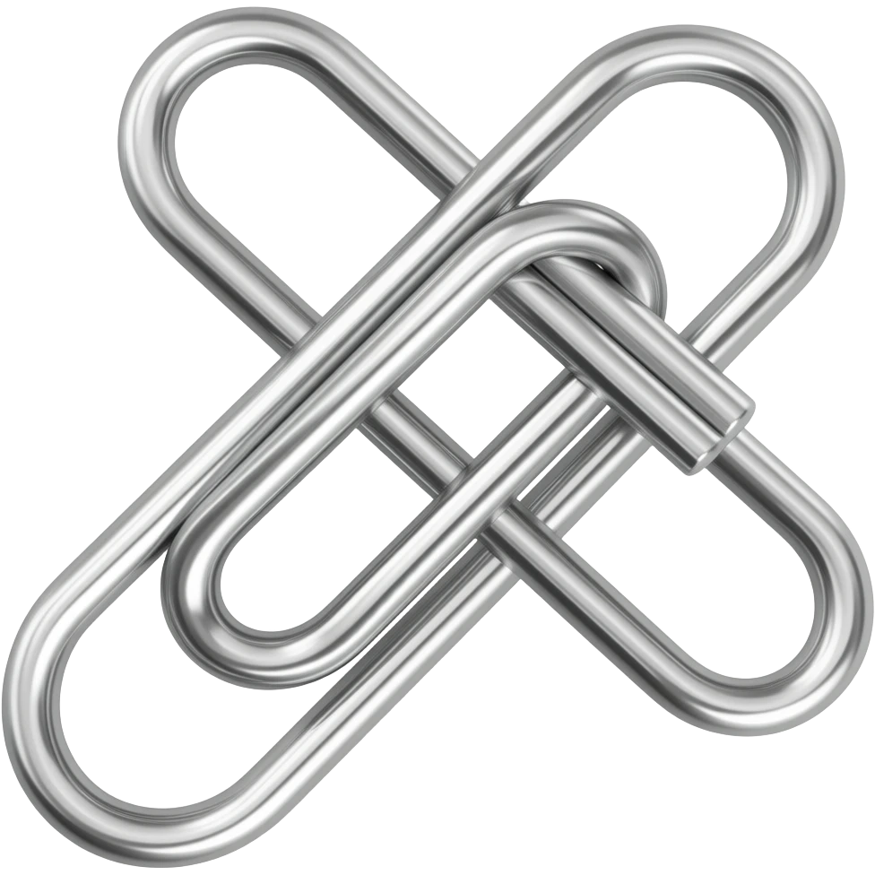 Paper clips emoji