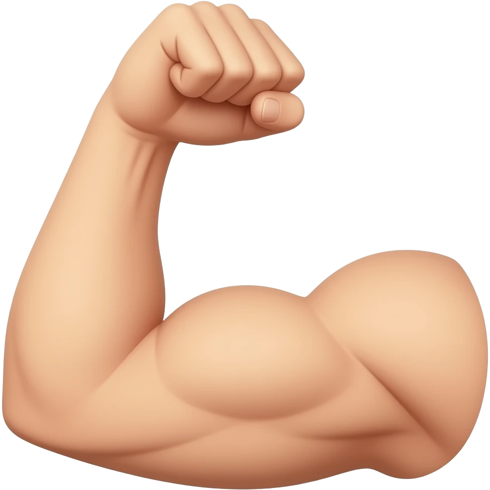 brazo fuerte emoji