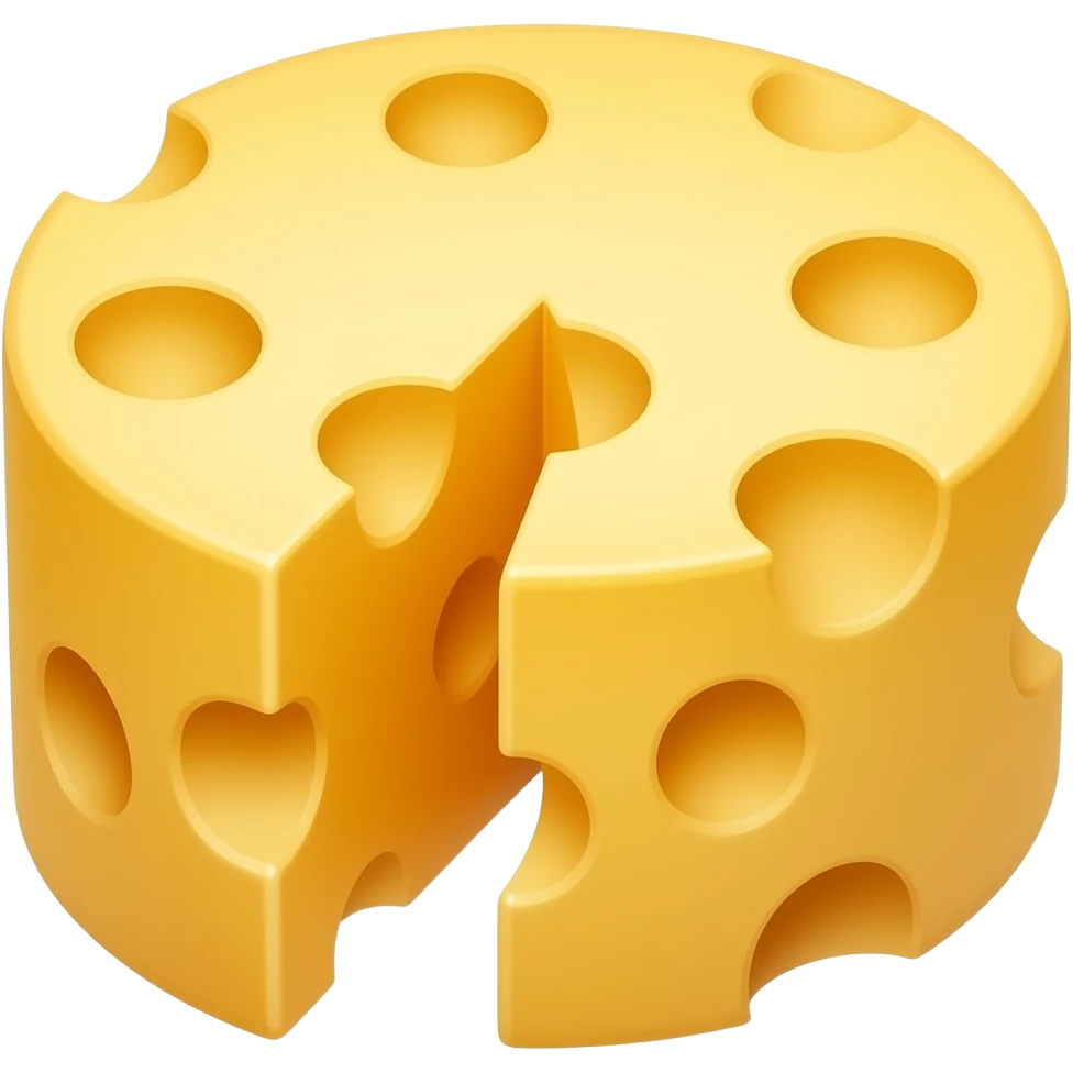 Cheese double necked emoji