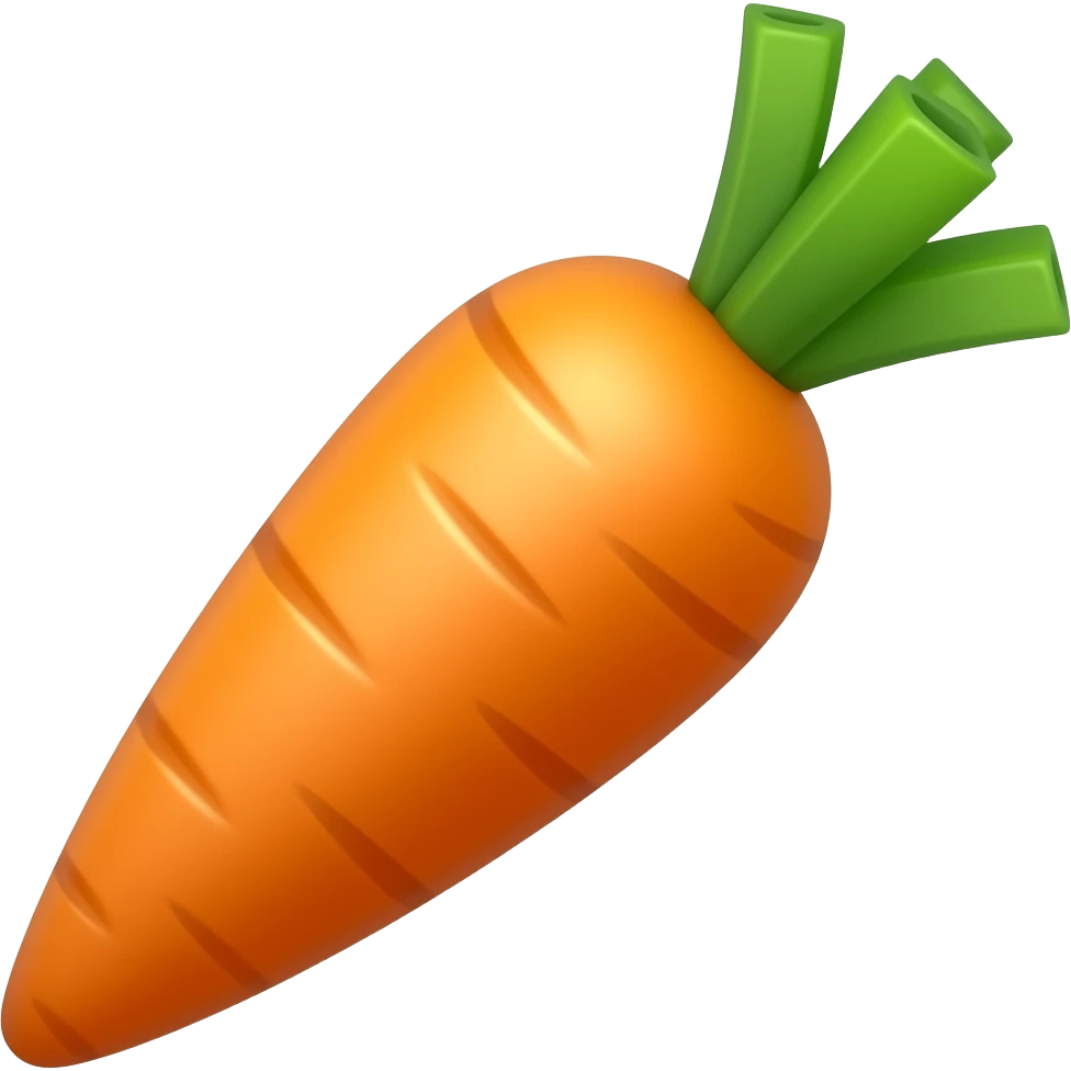 easter carrot emoji