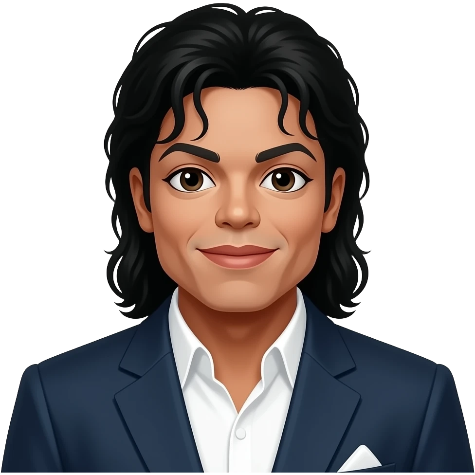 Michael Jackson leaning emoji