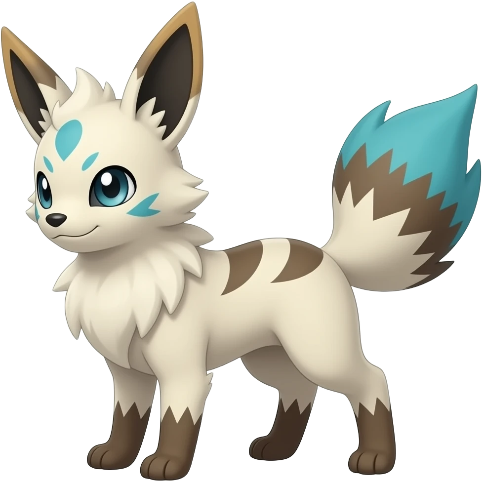 Fennekin-Sprigatito-Shaymin-Jolteon-Luxray-Fakémon-hybrid emoji