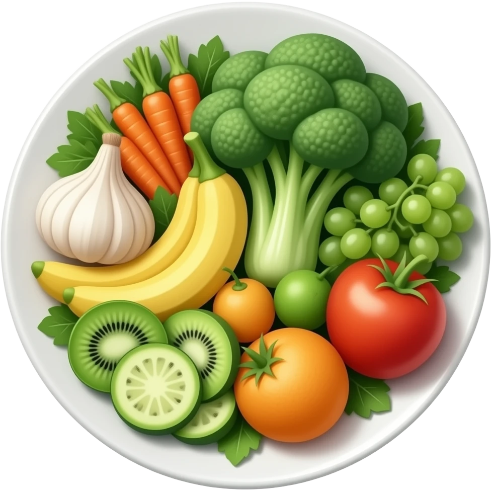 plato saludable emoji