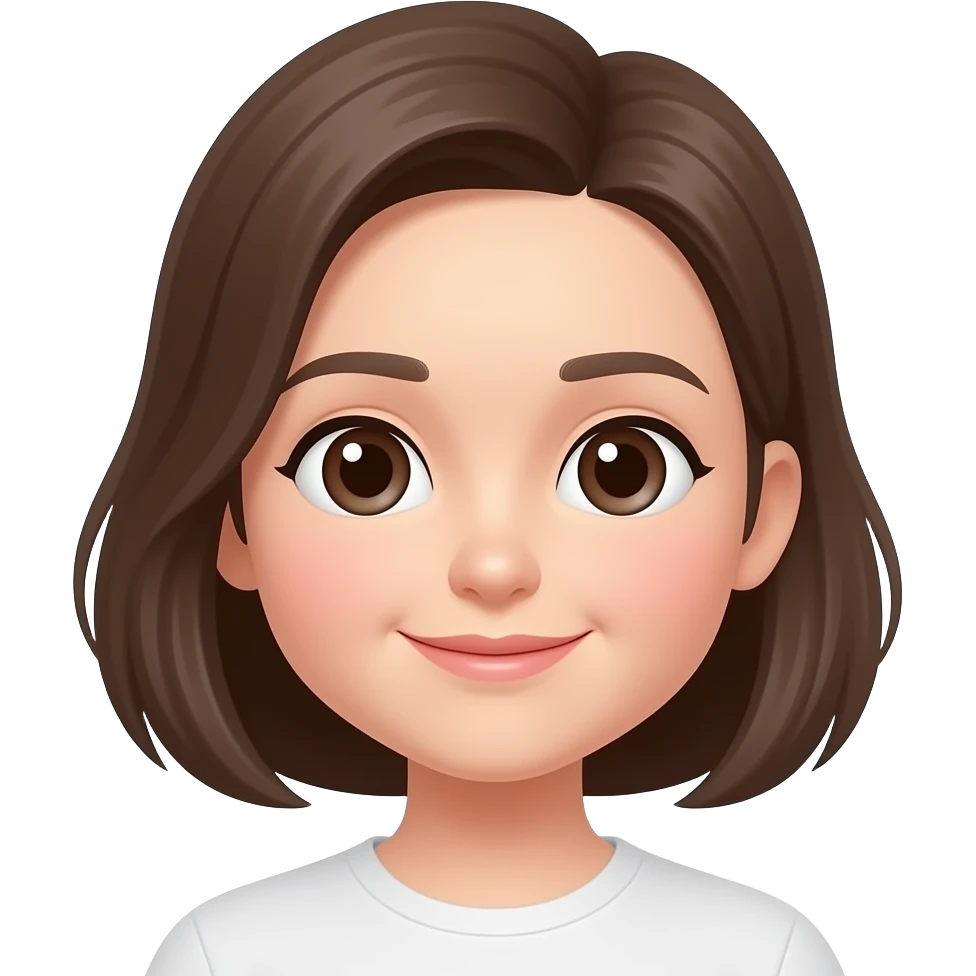 Cute face emoji