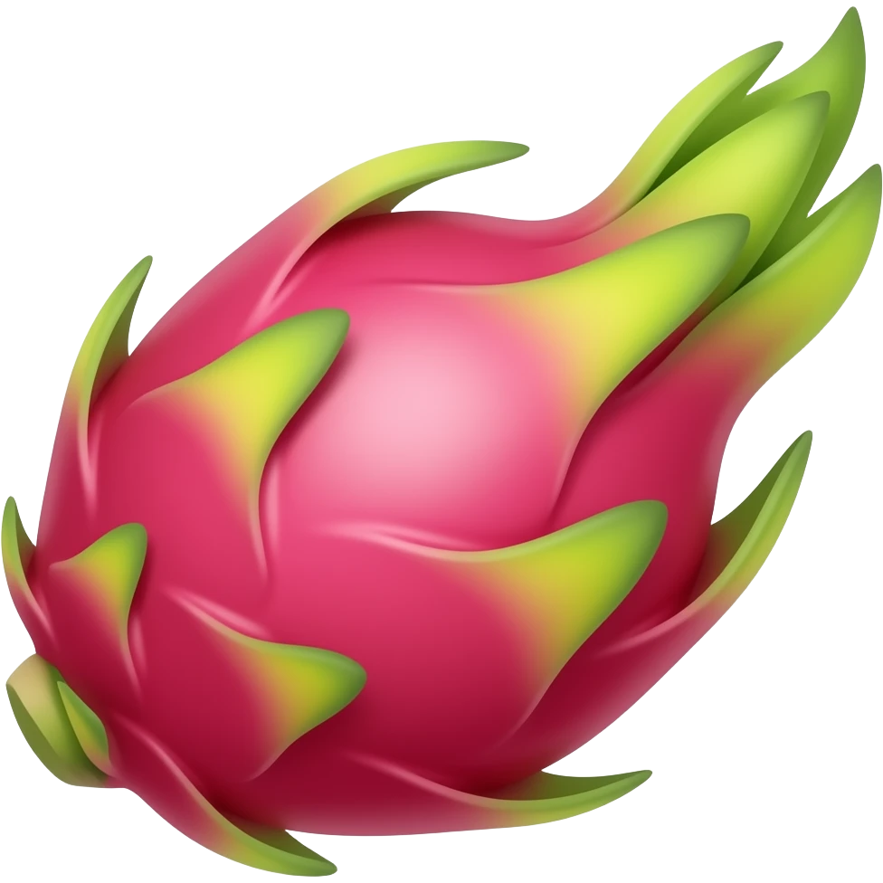 Dragon fruit, no slice emoji