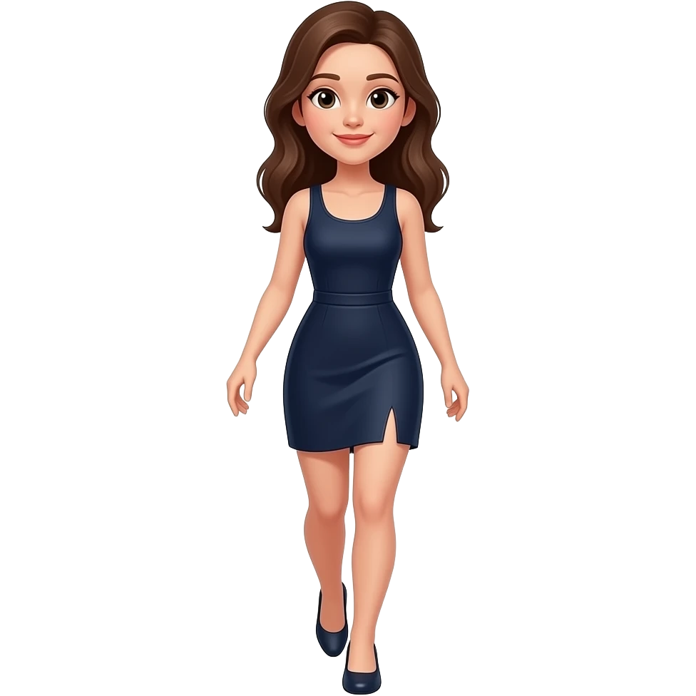 Jeune femme en entière qui s’en va emoji