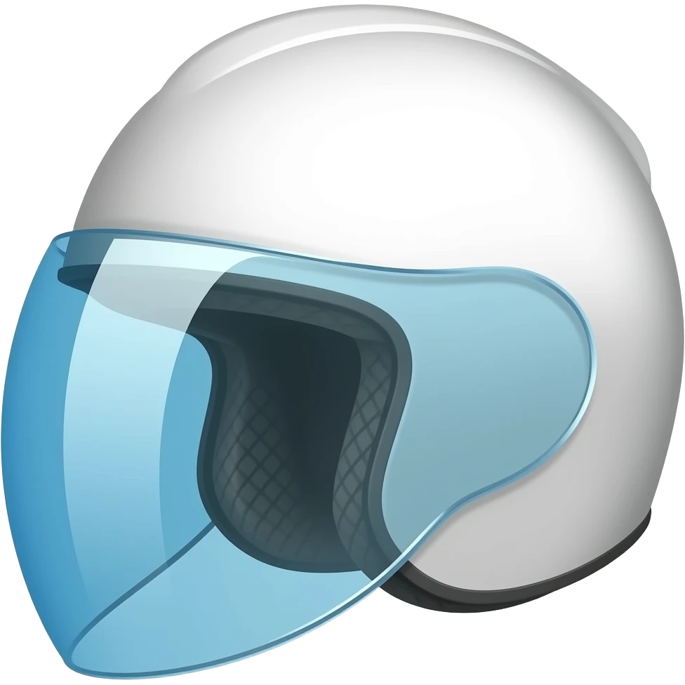 casco blanco emoji