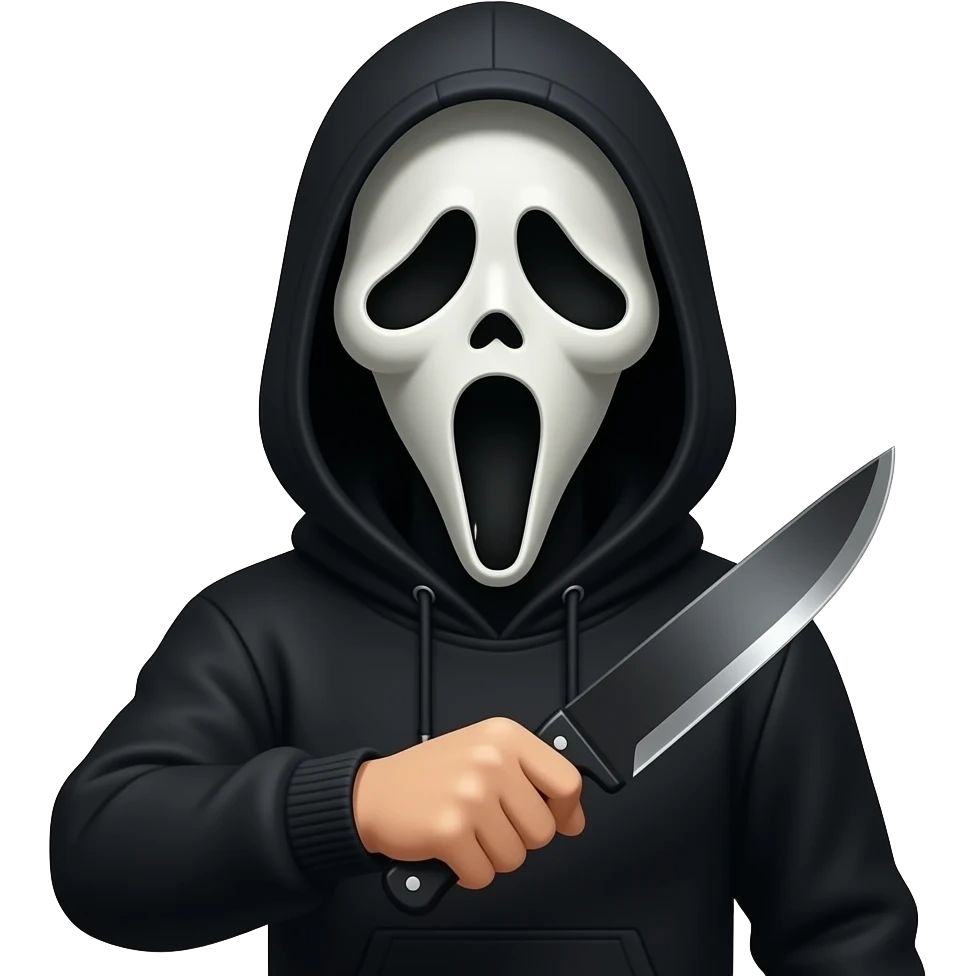 Ghostface character emoji