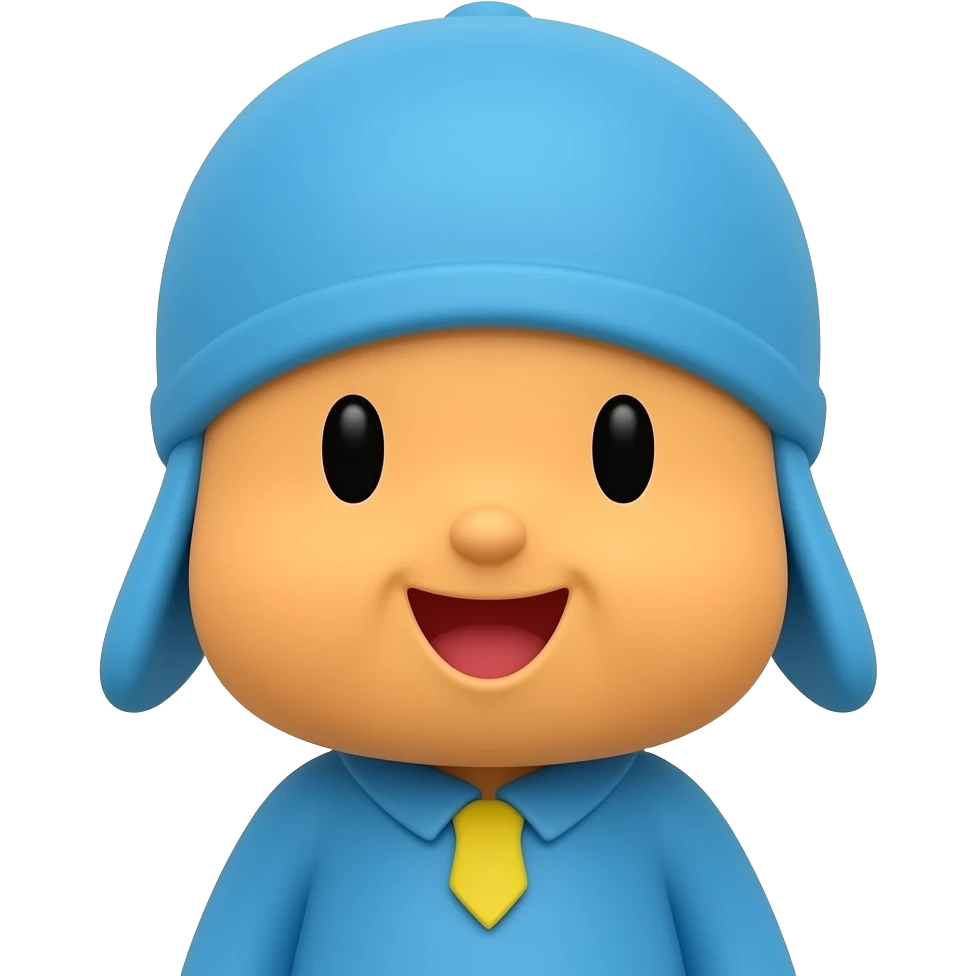 Pocoyó happy emoji