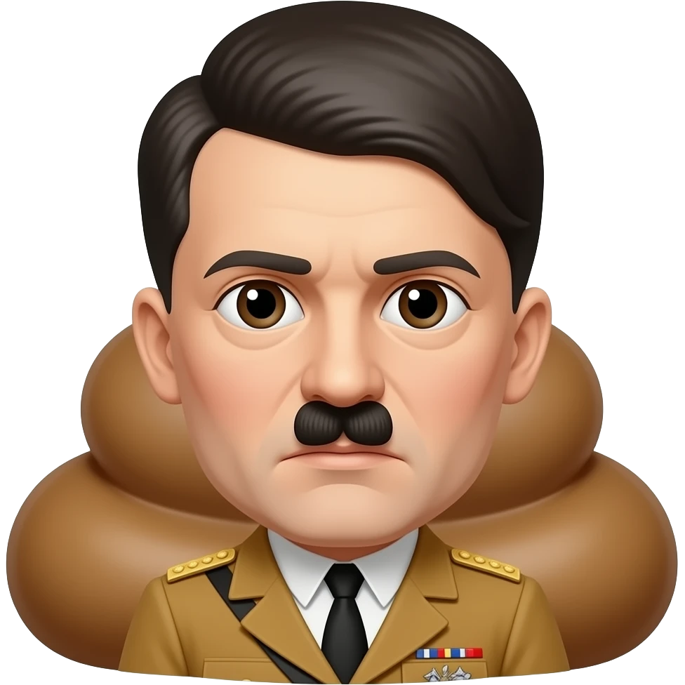 Hitler Pooping emoji