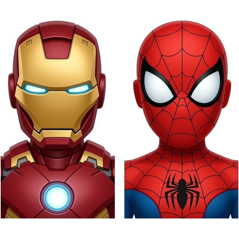 Ironman spiderman emoji