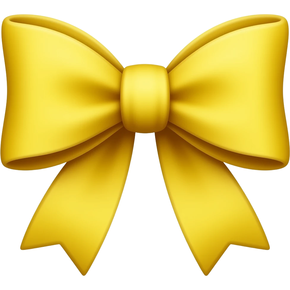 this 🎀 but yellow emoji