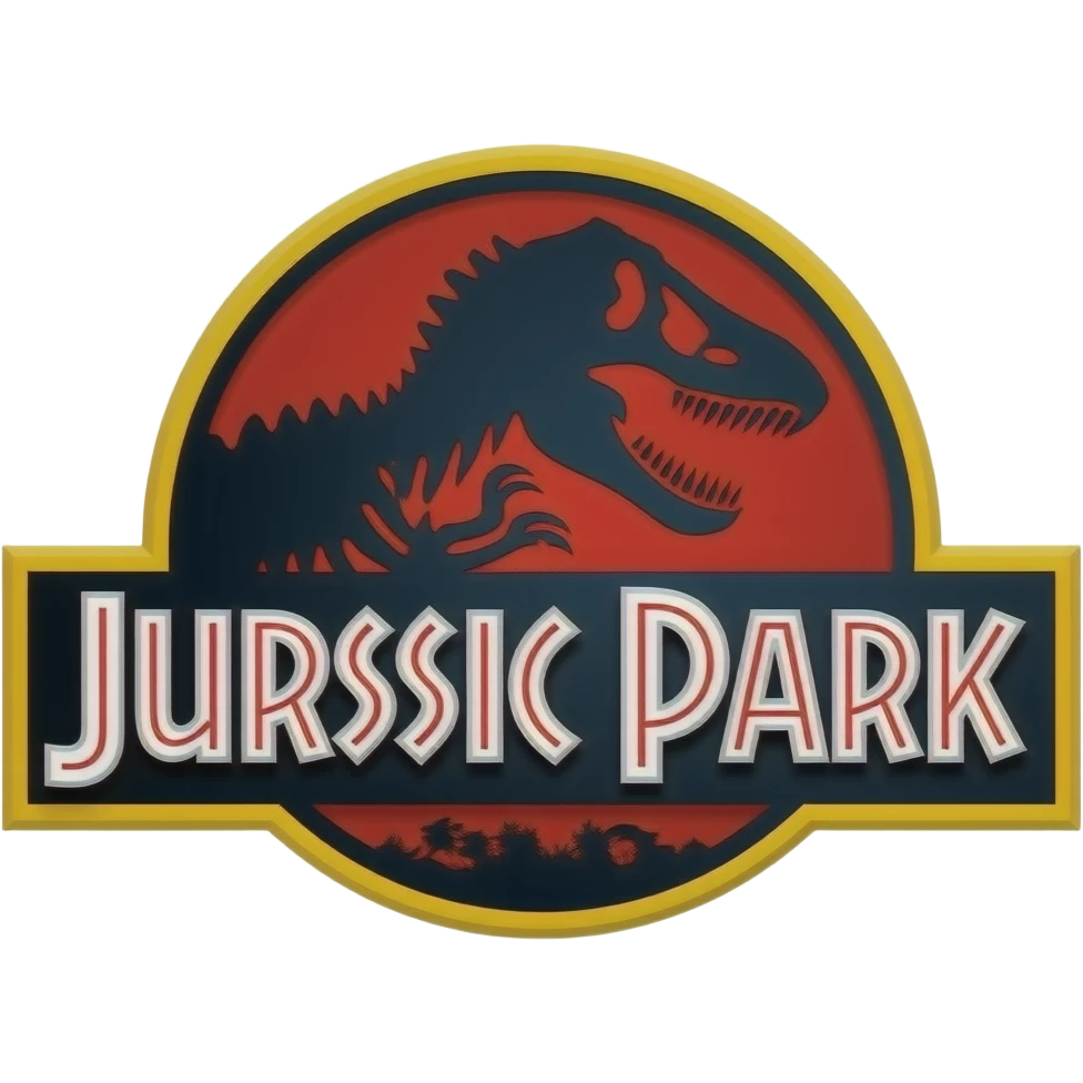 Jurrasic park logo emoji