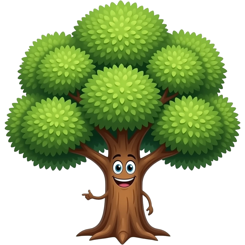 Twerking tree emoji