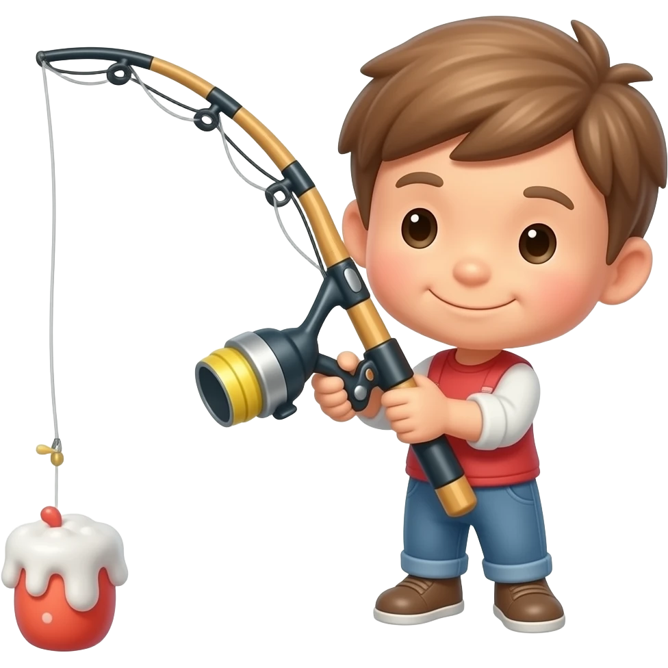 детская удочка без людей emoji