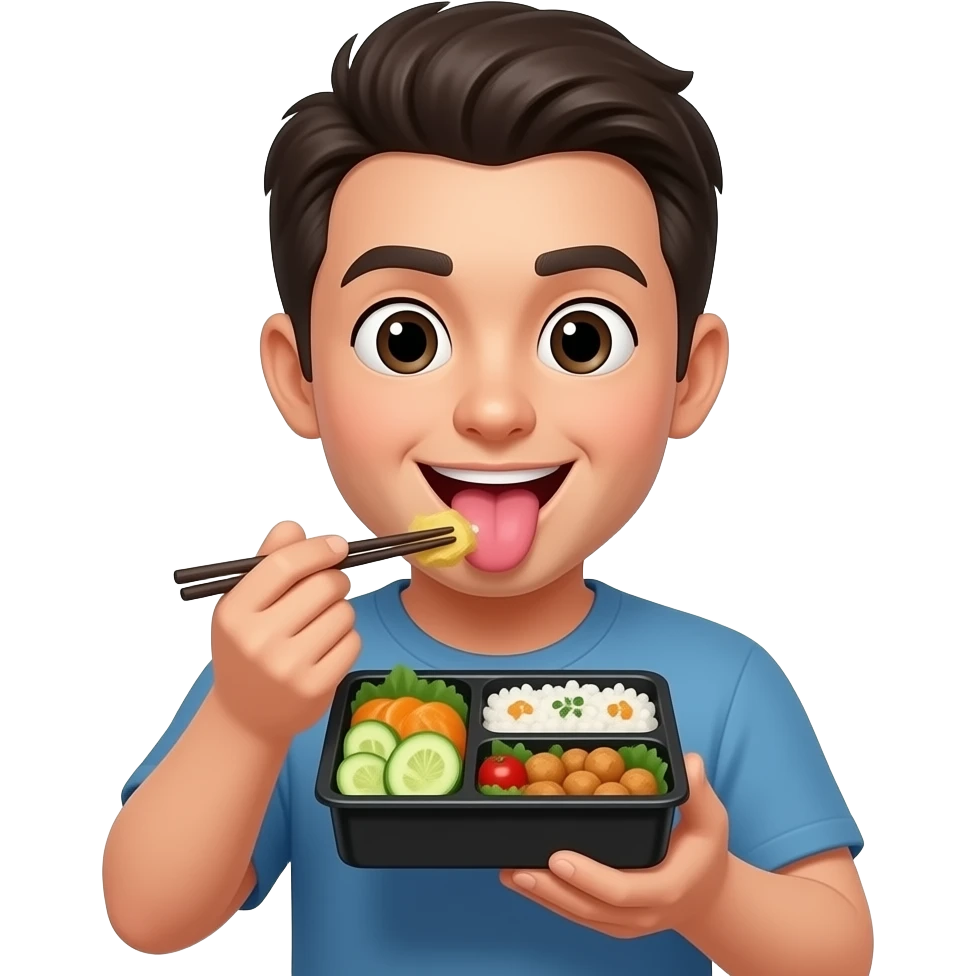 🍱😋 emoji