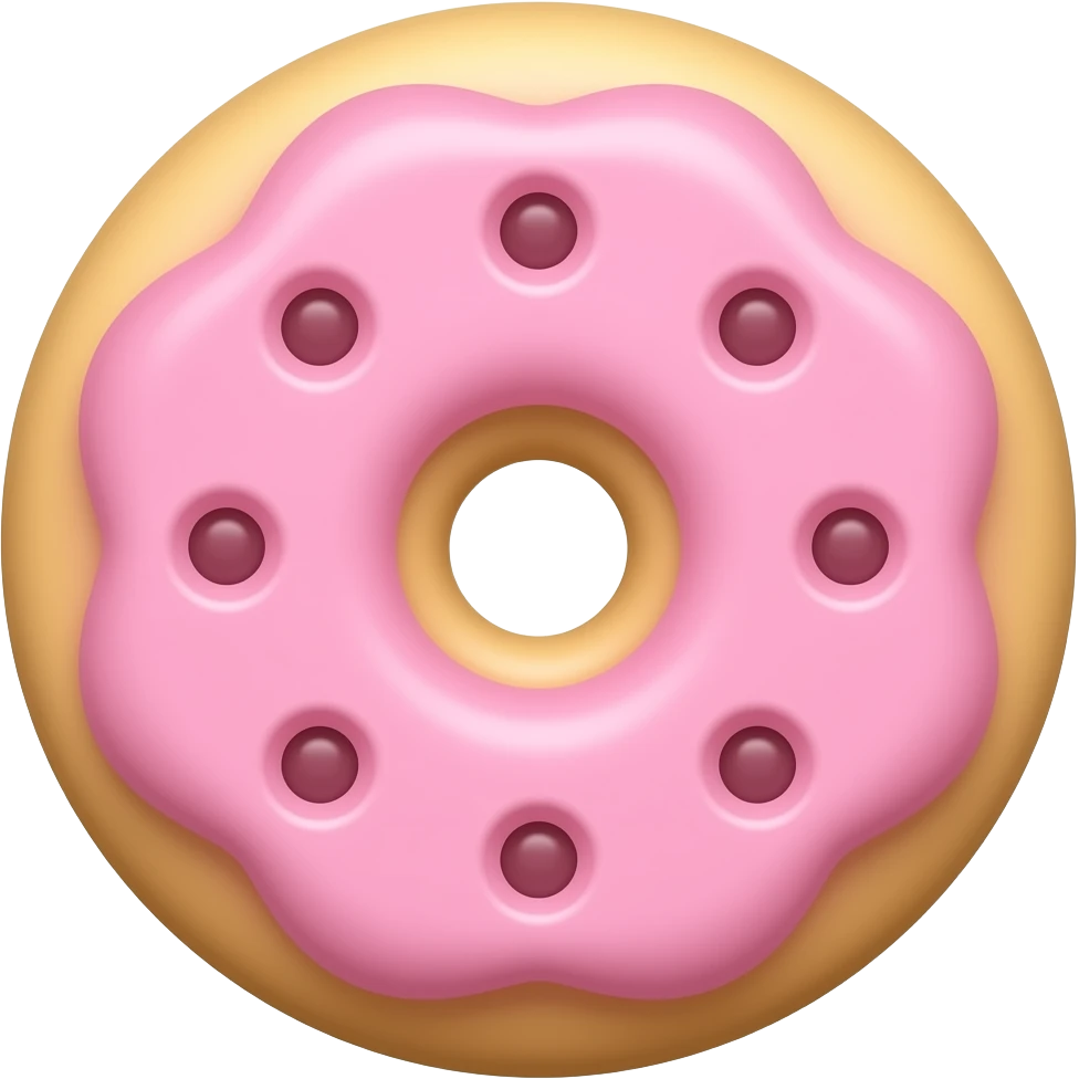 Pink Cookie emoji
