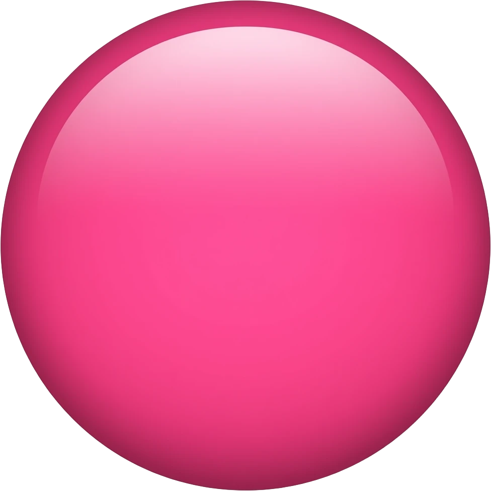 pink circle emoji