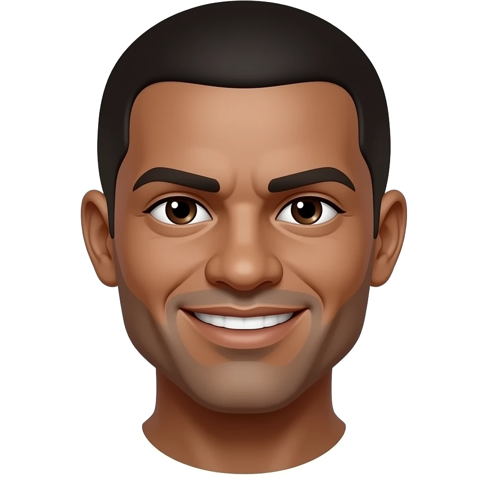 Looking like chad mogging face emoji