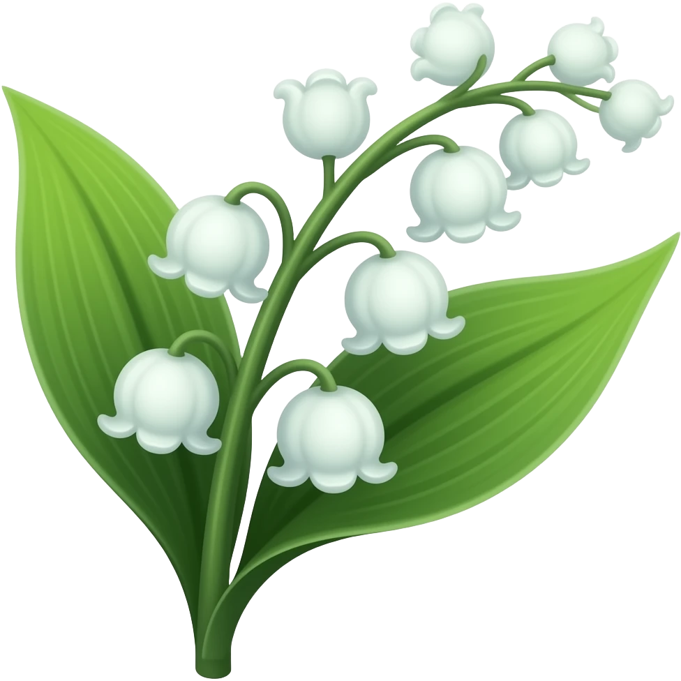 magical lily of the valley emoji