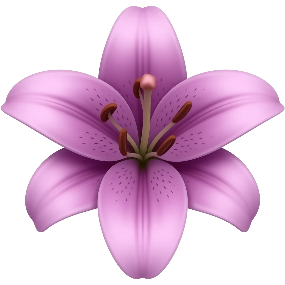 Putple lily emoji