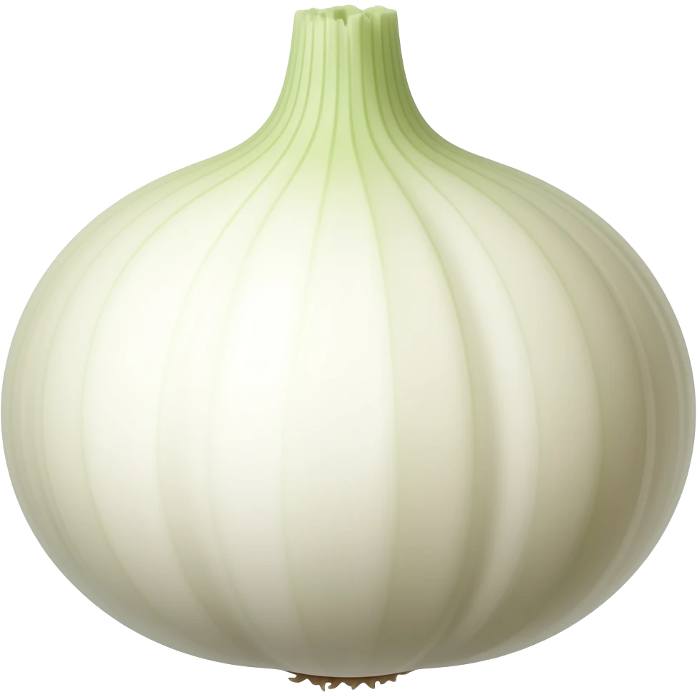 a whole white onion emoji