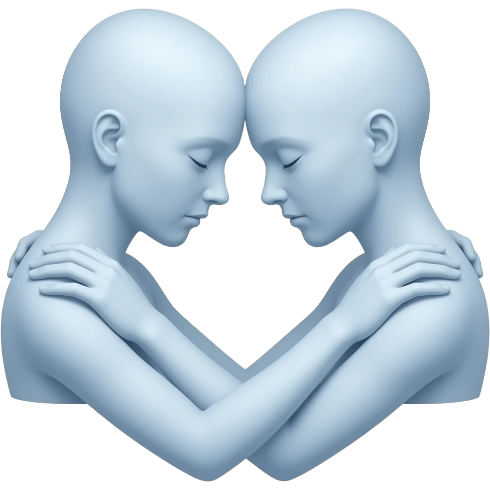 2 souls connecting emoji