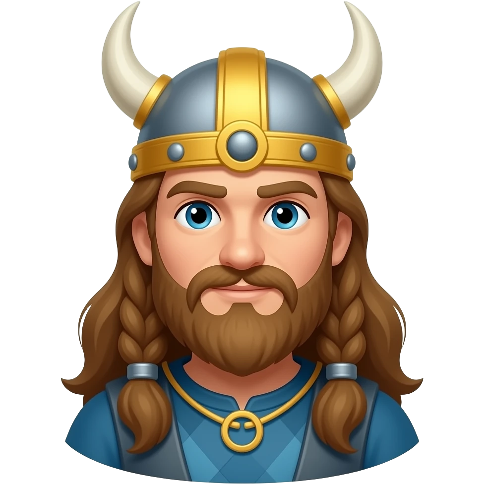 Viking king emoji