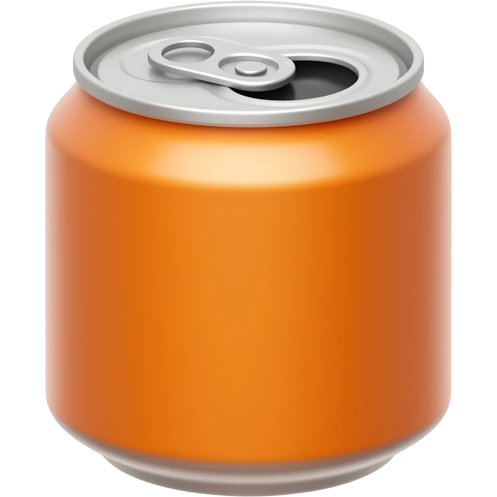 ORANGE EMPTY CAN emoji